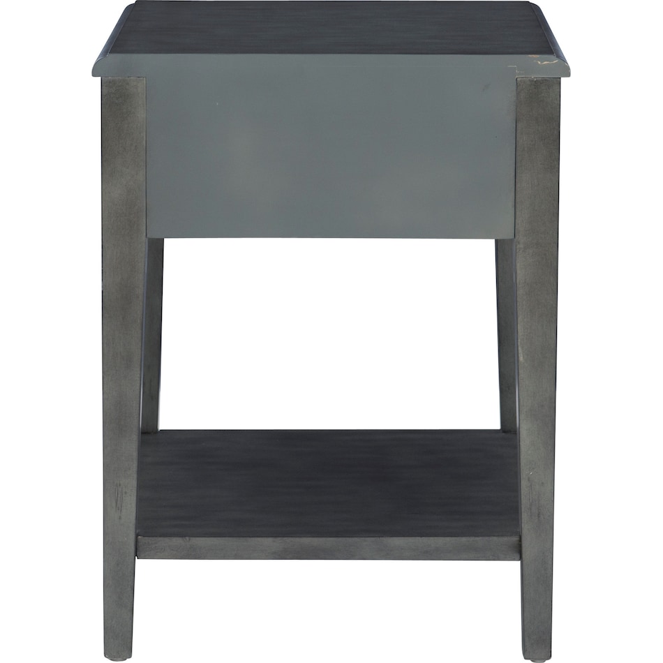 jovie gray side table   