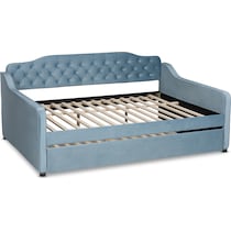juana blue queen bed   