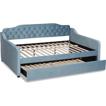 juana blue queen bed   