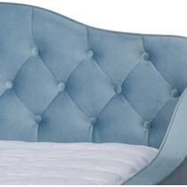juana blue queen bed   