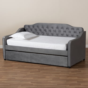 Juana Twin Upholstered Daybed with Trundle