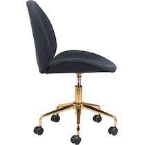 judah black desk chair   