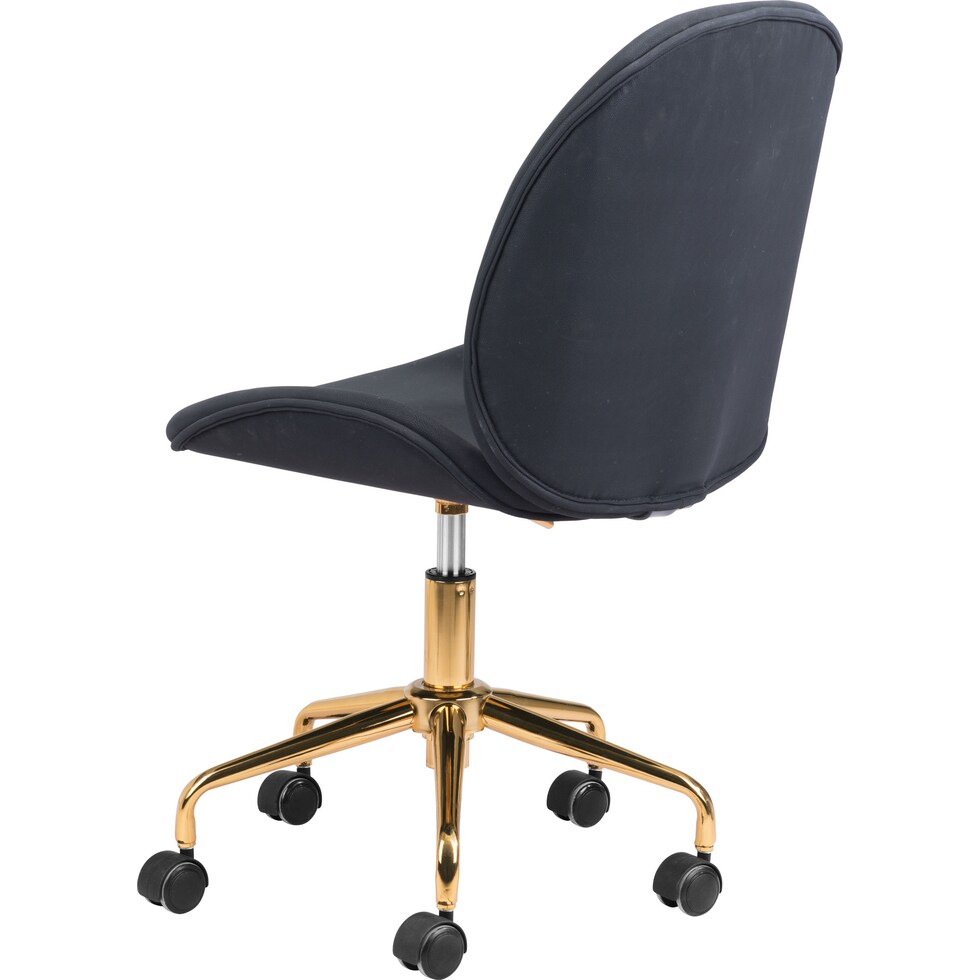 judah black desk chair   