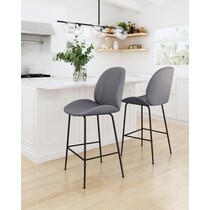 judah gray counter height stool   