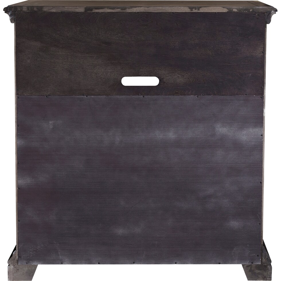 judy dark brown media chest   