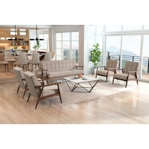 judy light brown sofa   