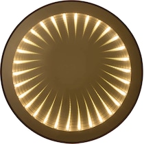 jules black gold mirror   