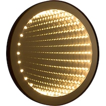 jules black gold mirror   