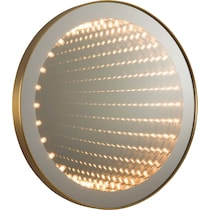 jules black gold mirror   