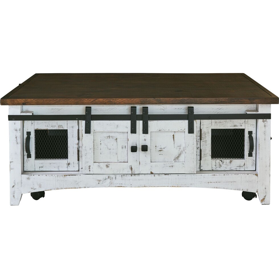 julian white coffee table   