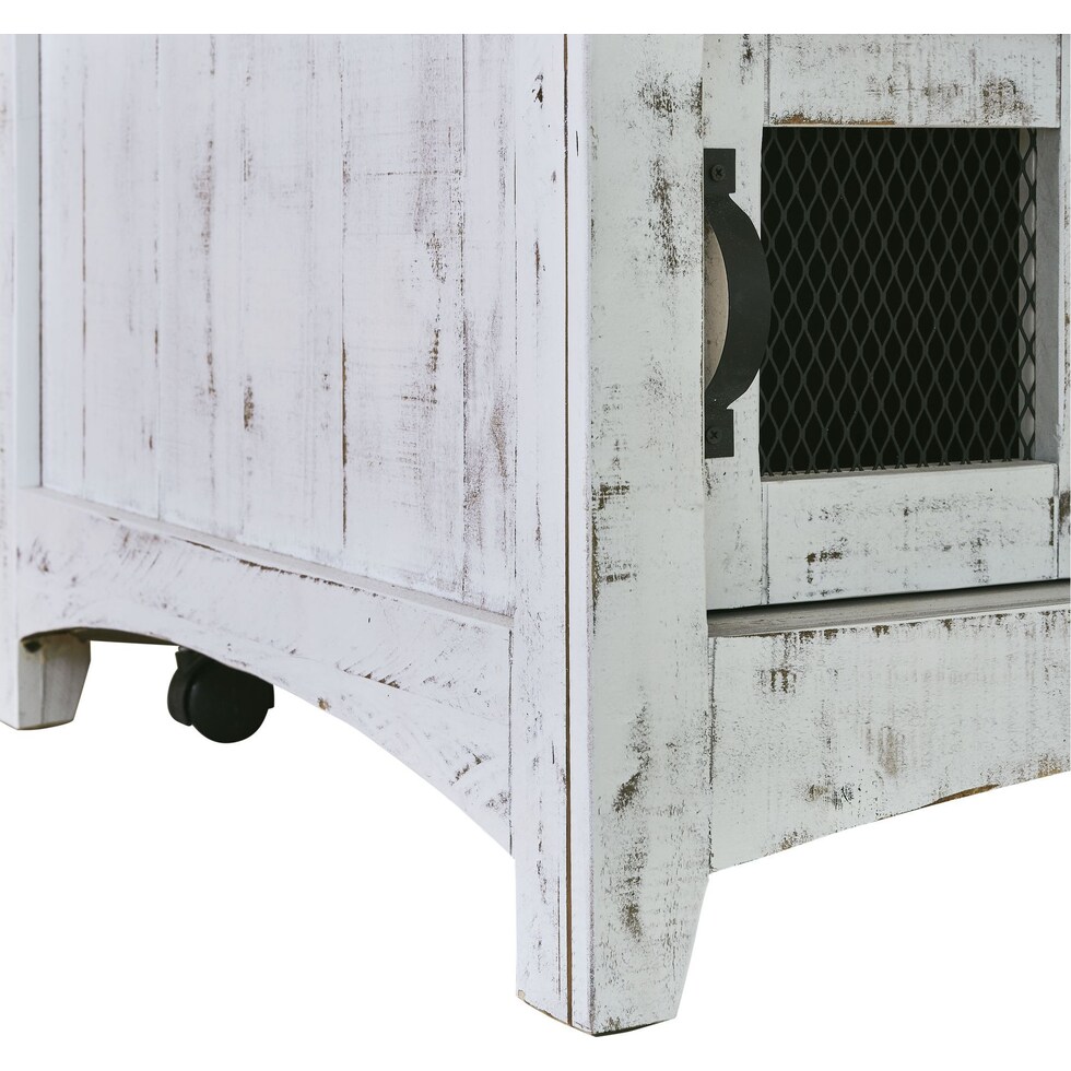 julian white coffee table   