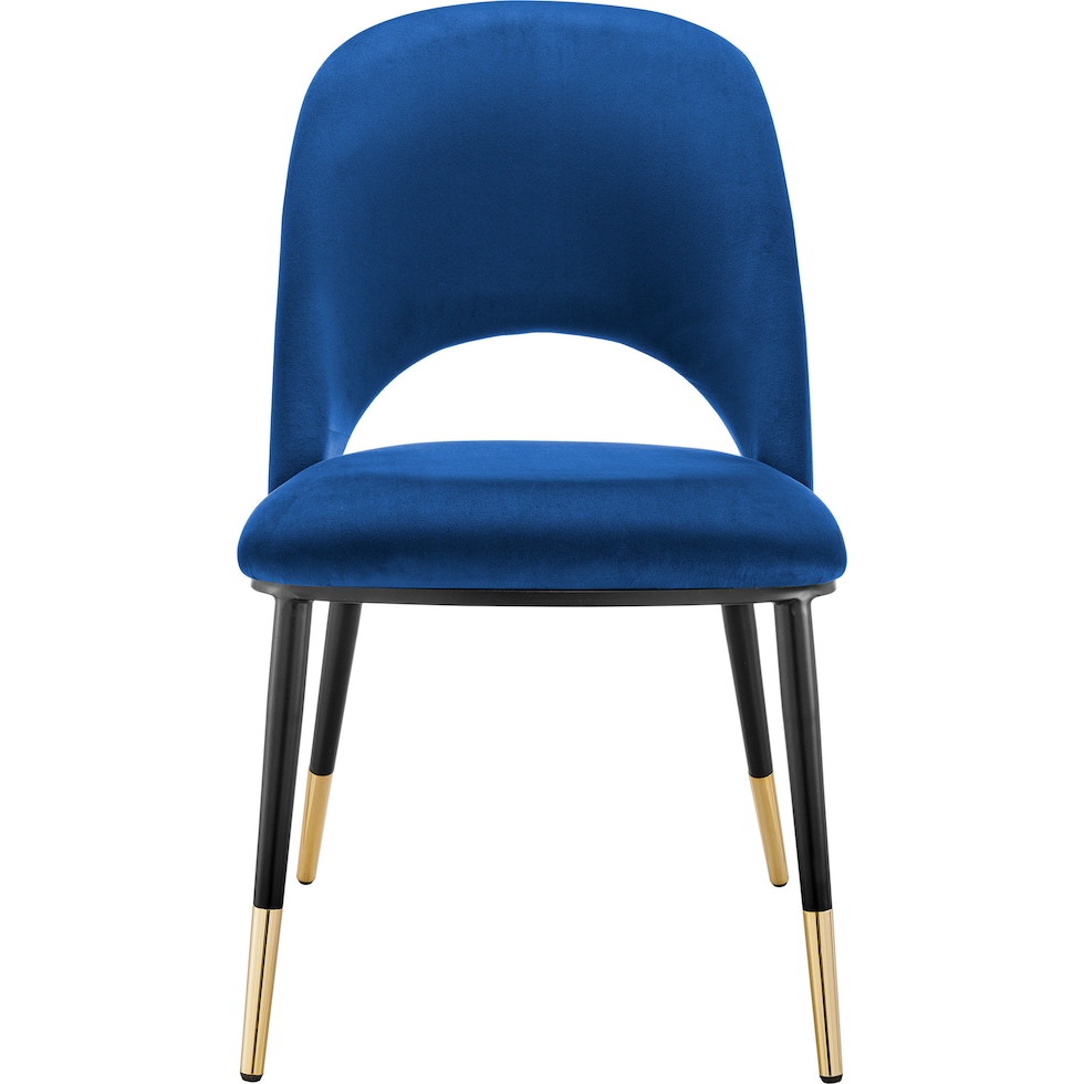juliette blue black dining chair   