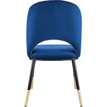 juliette blue black dining chair   