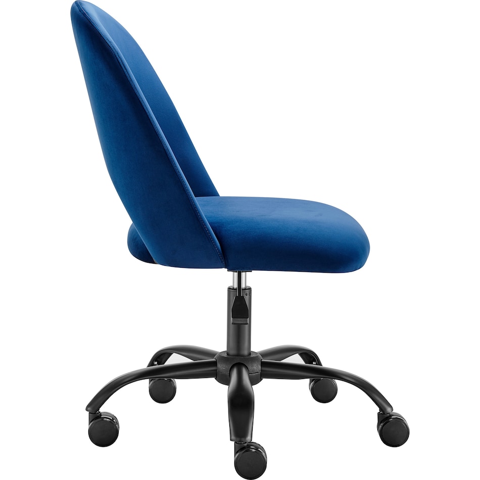 juliette blue black office chair   