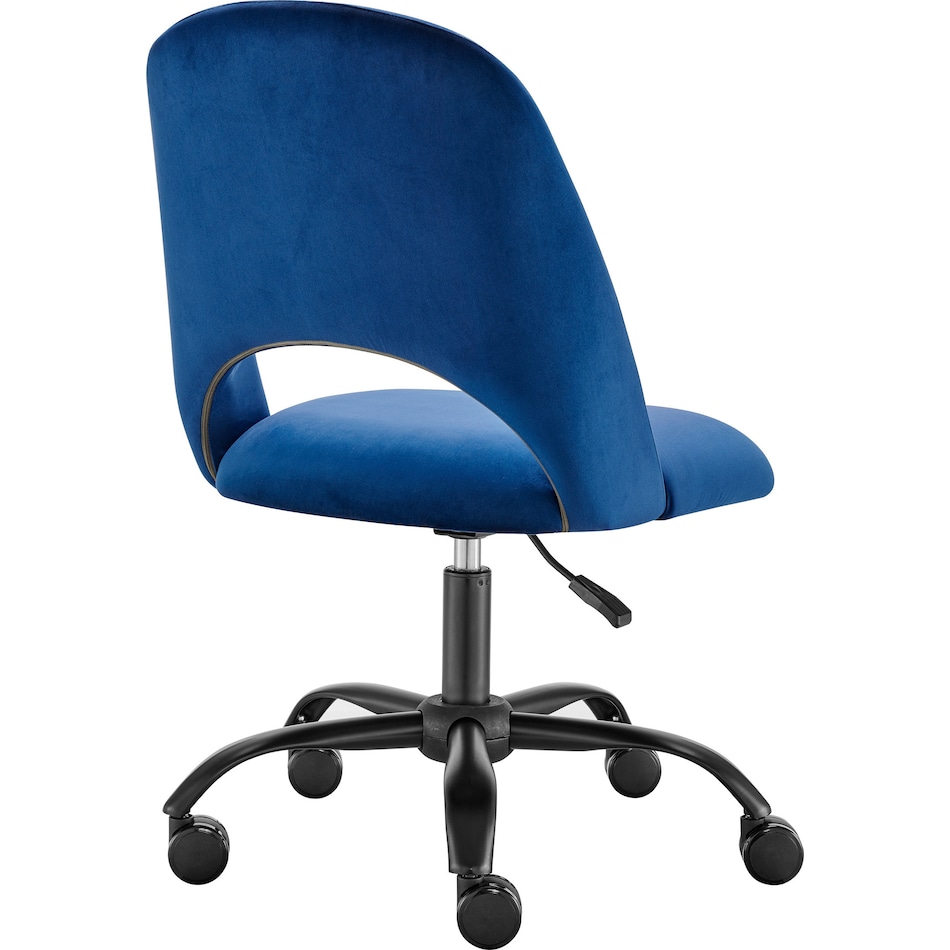 juliette blue black office chair   