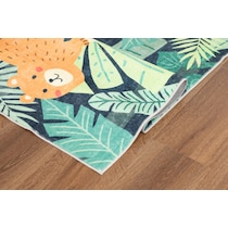 jungle green area rug  x    