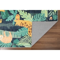 jungle green area rug  x    