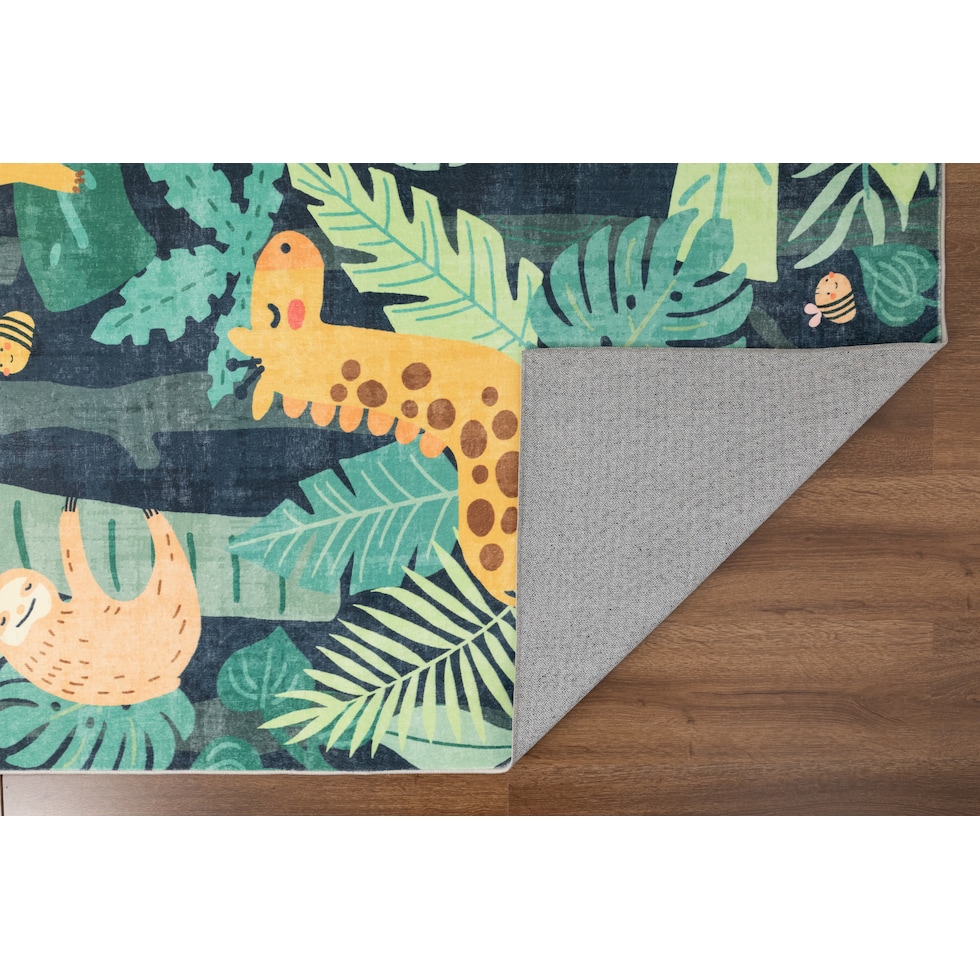 jungle green area rug  x    