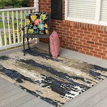 junie blue outdoor area rug   