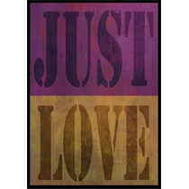 just love multicolor wall art   