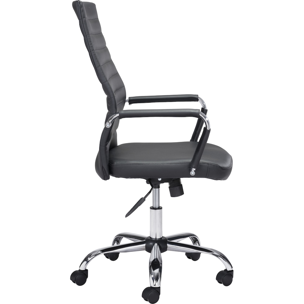 kaden black desk chair   