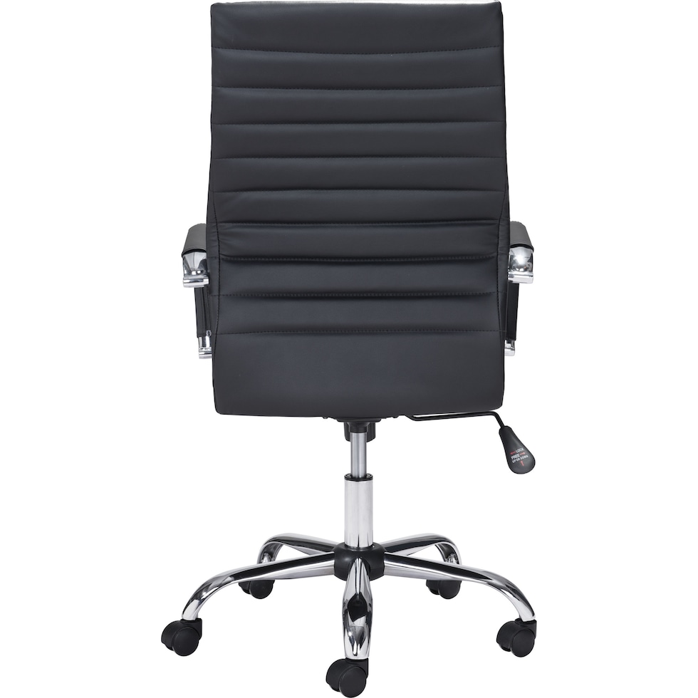 kaden black desk chair   