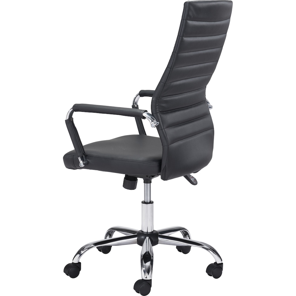 kaden black desk chair   