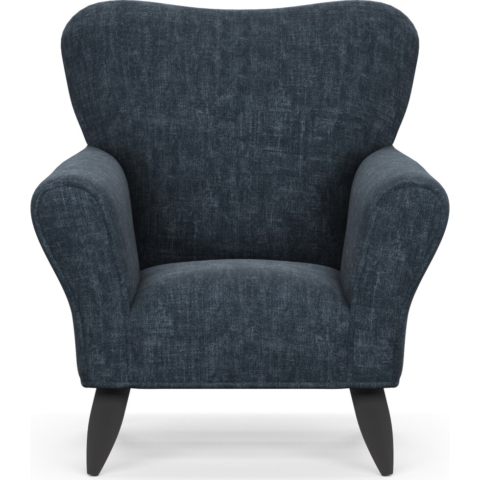 kady blue accent chair   