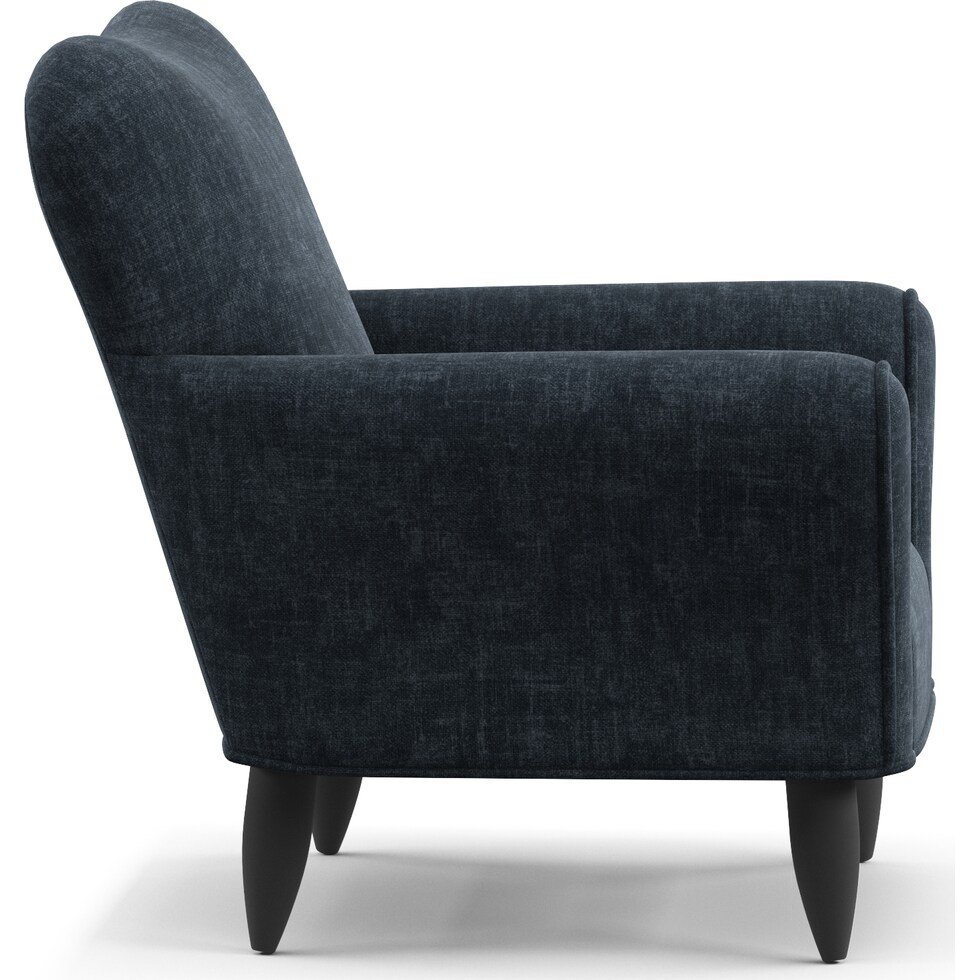 kady blue accent chair   