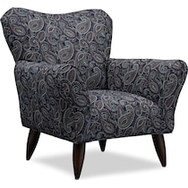 kady blue accent chair   