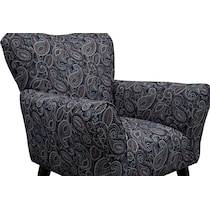 kady blue accent chair   