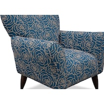 kady blue accent chair   