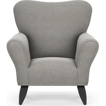 kady gray accent chair   