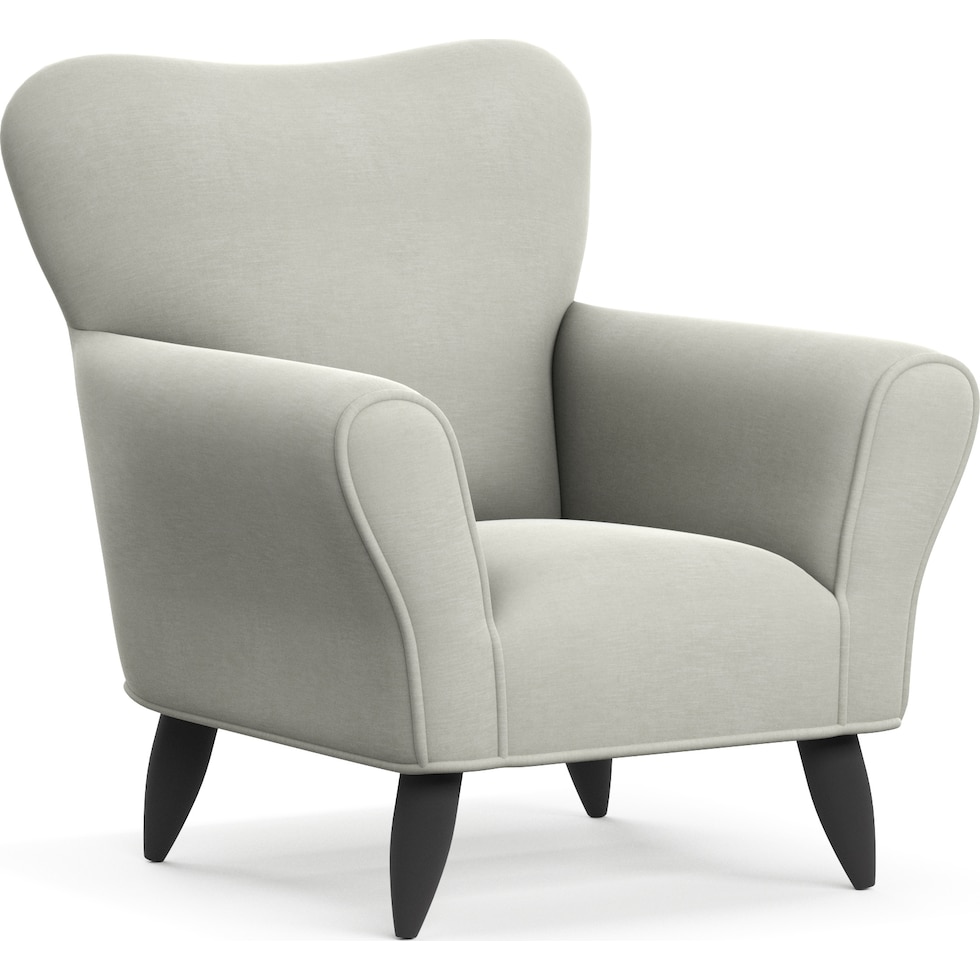 kady gray accent chair   