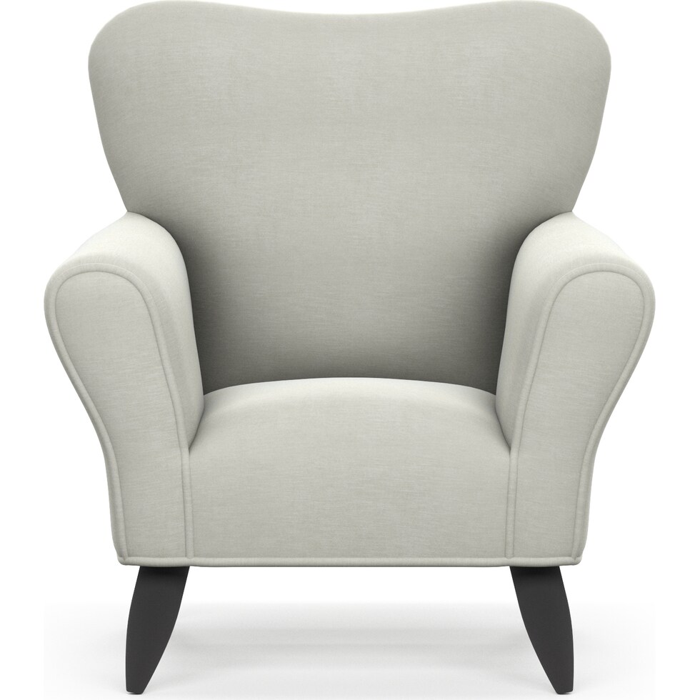 kady gray accent chair   