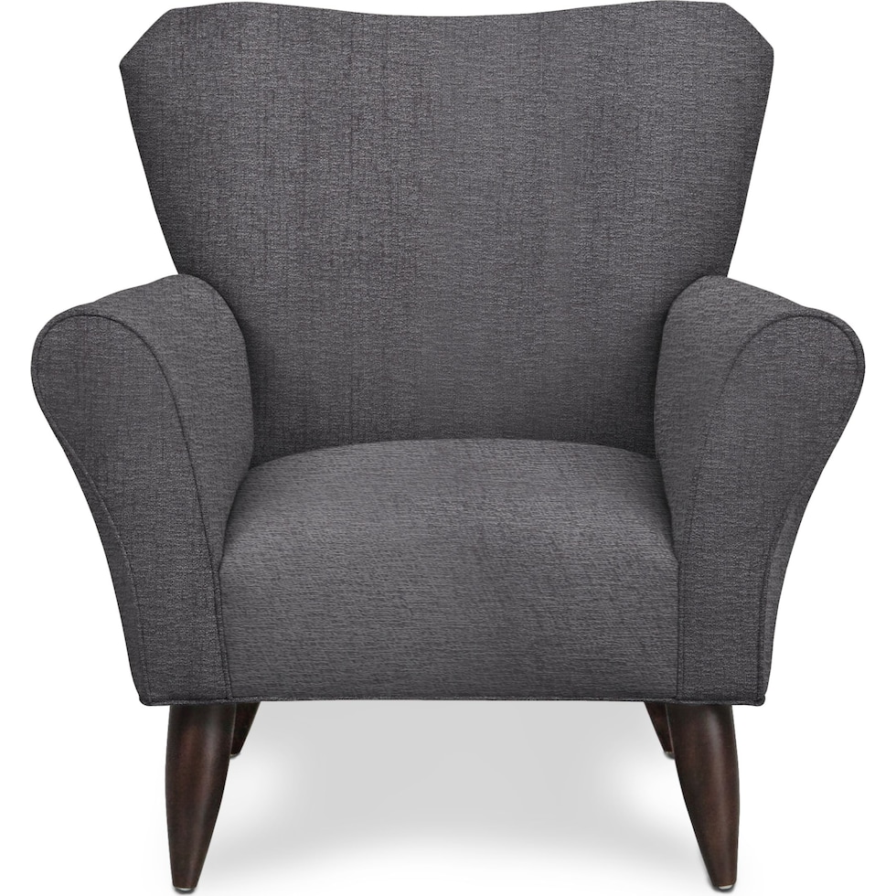 kady gray accent chair   