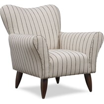 kady white accent chair   