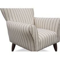 kady white accent chair   