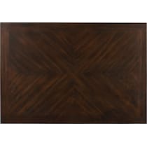 kahlil dark brown coffee table   