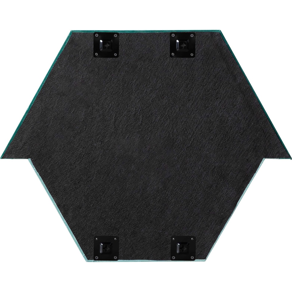 kaia blue wall mirror   