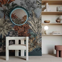 kaia blue wall mirror   