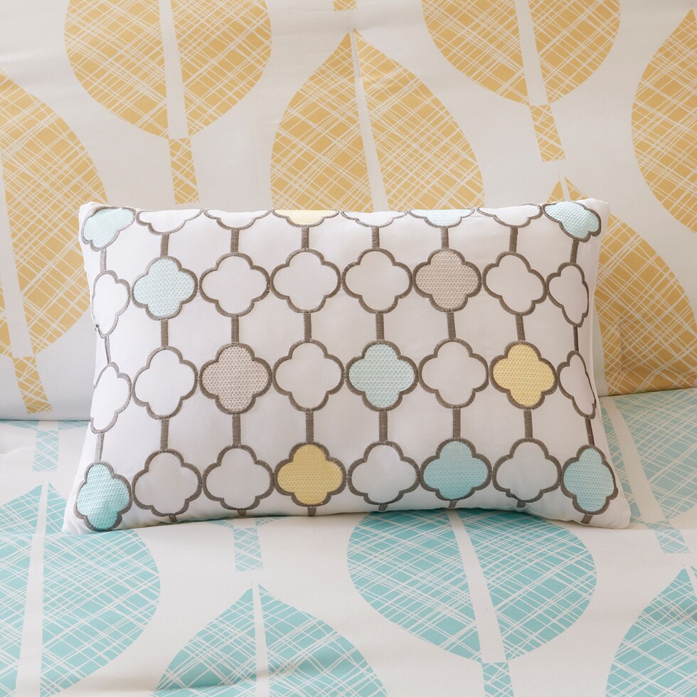 kailani yellow twin bedding set   