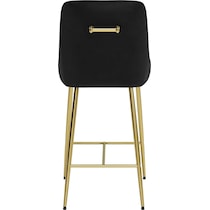 kairo black gold counter height stool   