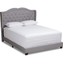 kallie gray full bed   