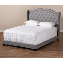kallie gray full bed   