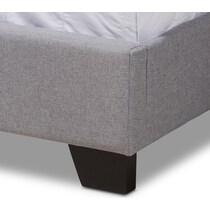 kallie gray full bed   