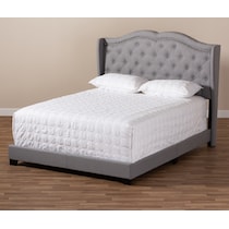 kallie gray king bed   