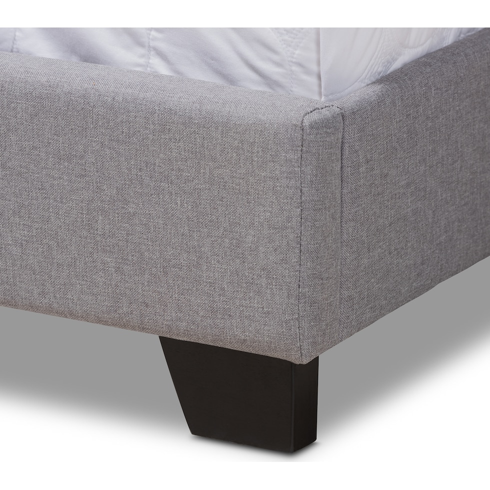kallie gray king bed   