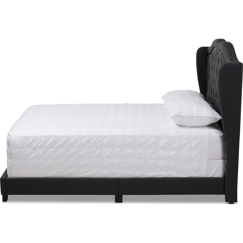 kallie gray king bed   