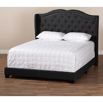 kallie gray queen bed   